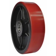 Replacement big wheel kit for stackers. Provides a larger-diameter wheel to improve mobility and stability when moving heavy loads in warehouses or industrial facilities. Compatible with Part Number 5RRY9.