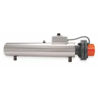 TEMPCO Circulation Heater: 3 Phase, 240V AC, 6,000 W Watt, 1 in NPT, 3 in Flange Size, 48 W/sq in (MPN CHF02339)