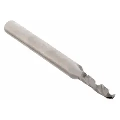 Cobalt micro drill bit with 0.76 mm diameter, 118° 2-facet point, and regular spiral flute design. Used for precision drilling in metalworking and toolmaking, particularly in hardened materials where cobalt's heat resistance is beneficial.