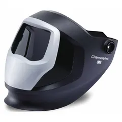 The 3M Versaflo Welding Shield M-153SG is a helmet-type welding shield designed for head and face protection during welding operations. It features a universal headgear size and is supplied as the shield only, requiring compatible headgear for full assembly. This welding shield is intended for use in industrial environments where welding sparks and radiant energy are present.