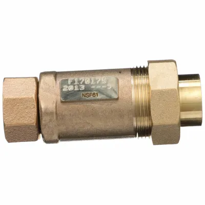 WILKINS Backflow Preventer: 700XL, 1 in Pipe Size, FNPT x FNPT, 40 gpm Flow Rate - Potable Water Dual Check Backflow Preventers