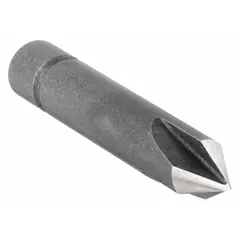 KEO 60° general-purpose three-flute countersink with 1/2 in body diameter, made from cobalt steel. Designed for clean, chatter-free countersinking in ferrous and non-ferrous metals. Creates a conical recess for flat-head screws in metalworking applications.