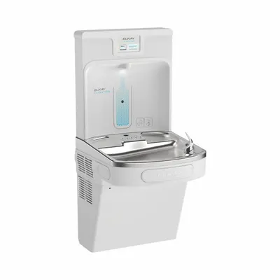 ELKAY LZS8WSAP-W1 On-Wall Single Drinking Fountain with Bottle Filler - On-Wall Single Drinking Fountains with Bottle Fillers