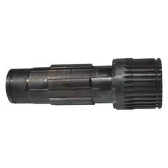 Replacement drive sheave shaft for Dayton hoist models 2XY32 and 2XY33. Transmits rotational force from the motor to the sheave for lifting and lowering operations in material handling applications.