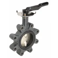 VIEGA PROPRESS Butterfly Valve: 4 in Pipe Size, Concentric, 200 psi Max. Pressure (CWP), Lug, EPDM (MPN 22076)