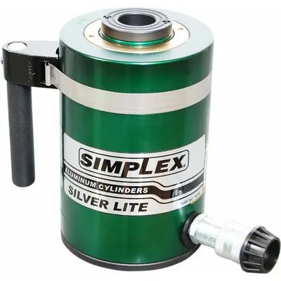 SIMPLEX Cylinder: Single Acting, 60 ton Nominal Capacity, 3 in Nominal Stroke Lg - Lightweight Rams