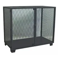 JAMCO Bulk Storage Locker: 60 in x 24 in x 54 in, 1 Units Wide, Padlock Hasp, 2 Doors, 0 Shelves (MPN MA260BL)