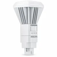 PHILIPS Compact LED Bulb: Type B, 2-Pin (G24d), Tube, LED, 3000K/3500K/4000K, 8 W Watt (MPN 8PL-C/T/COR/26V-3CCT/MF10/P/20/1)