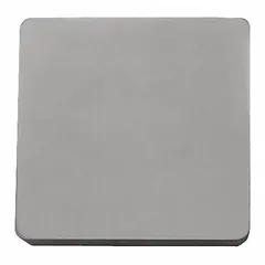 Square indexable turning insert made of cermet, designed for finish turning and light roughing operations on steel, stainless steel, and cast iron. Suitable for use in CNC lathes for general machining applications requiring high wear resistance and smooth surface finish.