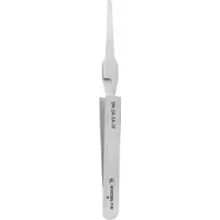 EXCELTA Tweezers: Stainless Steel, Point, Straight Tip (MPN DN-2A-SA-SE)