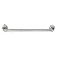 MONROE PMP Pull Handle: Threaded Holes, Stainless Steel, Silver, 5/16"-18 Screw Size, 0.31 in (MPN PH-0186)