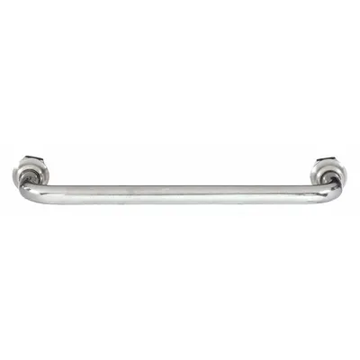 MONROE PMP Pull Handle: Threaded Holes, Stainless Steel, Silver, 5/16"-18 Screw Size - Standard Pull Handles