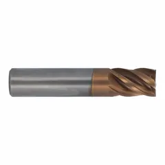 CLEVELAND C70530 is a 3/16" diameter carbide corner-radius end mill with a 3/4" length of cut, 5 flutes, and T-Max coating. Designed for high-performance milling of stainless steel and super alloys, it provides efficient material removal and improved surface finish in demanding machining applications.