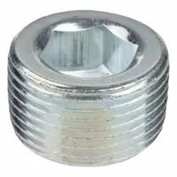 USA INDUSTRIALS Plug: Plug, 150 psi @ 72°F, 1/8 in, NPT Threaded, Malleable Iron (MPN ZUSA-PF-23258)