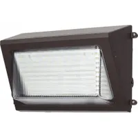 Wall Pack: LED, 5,600 lm, 3000K/4000K/5000K, 120 to 277V AC, 40 W, 7 1/2 in Overall Ht (MPN WCF40U-WCSBPC)