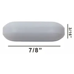 Octagonal stir bar made of Alnico for magnetic stirring in laboratory beakers or flasks. Measures 22.2 mm overall length and 4.7 mm diameter. White in color and autoclavable for sterilization. Suitable for mixing and homogenization in general lab applications.