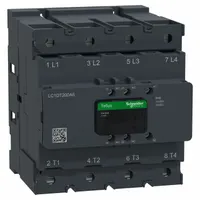 SCHNEIDER ELECTRIC IEC Contactor: Non-Reversing, 4 Poles, 4NO Contacts, 200 A, 24V AC/48V AC Coil (MPN LC1DT200A6BNE)
