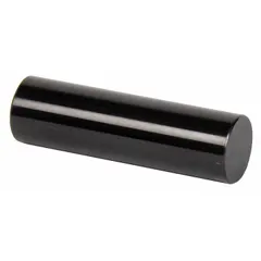 Steel plug and pin gauge with black oxide finish, 0.5720 in diameter, and 0.00020 in tolerance. Class ZZ Go (Plus) gauge for checking minimum hole size in precision measurement applications. Includes Certificate of Accuracy with NIST Traceability.