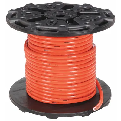 CONTINENTAL Air Hose: 1/2 in Hose Inside Dia., Orange - TPE Bulk Air Hoses with TPE Cover