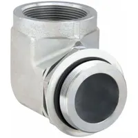 PARKER Metal Pipe Elbow: 2 in x 2 in, Male Threaded x Female NPT Threaded, 1,000 psi, Steel (MPN 32-2 AOEG-S)