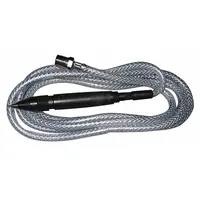 Pneumatic engraver with 1/4 in NPT inlet, delivering 36,000 strokes per minute at 1.5 cfm. Plastic body for marking metal and plastic surfaces. Suitable for part identification and labeling in industrial settings