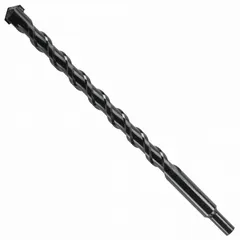 This 5-piece masonry drill bit set features fast spiral flutes for efficient dust removal. Each bit has a 1/4 in diameter, 4 in maximum drilling depth, and 4 in to 6 in overall length. The round shank fits standard rotary drills. Suitable for drilling into brick, block, and concrete for anchoring, conduit, and plumbing installations.