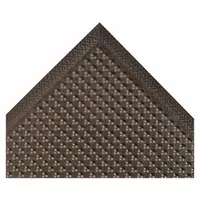Antifatigue Mat: Bubble, 30 in x 5 ft, 3/8 in Thick, Black, Rubber, Beveled Edge (MPN 447S3060BL)