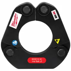 This press ring is designed for use with standard and extended press tools to form connections on 2-inch carbon steel or stainless steel pipe. Constructed from carbon steel and steel, it is suitable for creating leak-free joints in plumbing and mechanical piping systems.
