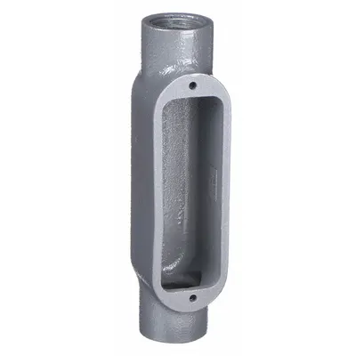 HUBBELL KILLARK Conduit Outlet Body: Iron, 3/4 in Trade Size, C Body, 7 cu in Body Capacity - C - Straight Type