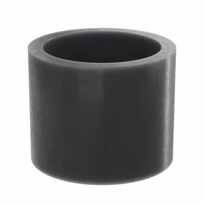 BUNTING BEARINGS Sleeve Bearing: PTFE, 1/2 in Bore, 5/8 in OD, 1/2 in Overall Lg, Dark Gray - Low-Friction Plastic Sleeve Bearings