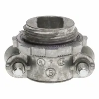 Screw Strap Connector: Die Cast Zinc, 3/8 in Trade Size, 3/8 in, Non Insulated (MPN 566-DC2)