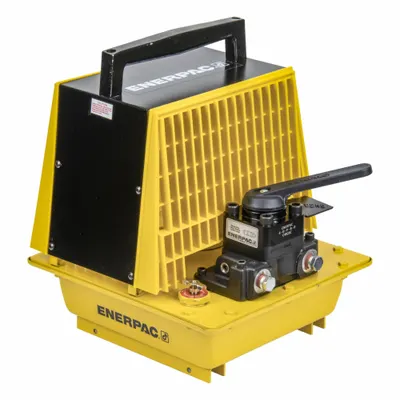 ENERPAC Air Hydraulic Pump: 10,000 psi Max. Op Pressure - Low-flow Air-Operated Hydraulic Pump Units