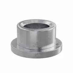 This flanged sleeve bearing is made from SAE 863 iron-copper material, providing self-lubricating properties for low-maintenance operation. It supports rotating shafts in industrial machinery, conveyors, and pumps. Supplied in a pack of 10.