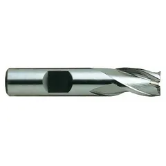 YG-1 Square End Mill: Cobalt, TiN Coated, 3 Flute, 1/4" Mill Dia, 3/8" LOC, 1-13/32" OAL (MPN 22281CN)