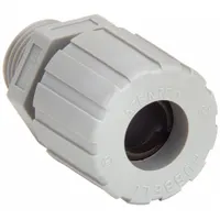 Liquid Tight Cord Connector: Nylon, 1/2 in MNPT, 0.50 in to 0.63 in, Gray, 2 1/16 in Overall Lg (MPN SHC1024CR)