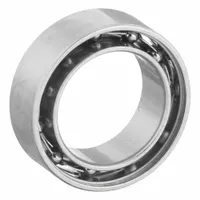 EZO Miniature Ball Bearing: 168, Open, 1/4 in Bore, 3/8 in OD, 0.125 in Wd, Stainless Steel Ring (MPN SR168 A3MC3AF2)