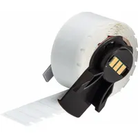 Wraparound Label: 1/4 in x 3/4 in, Polyvinyl Fluoride, Black on White, For 0.2 in Wire Dia (MPN M6-10-437)