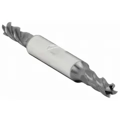 APPROVED VENDOR Square End Mill: Carbide, AlTiN Coated, Double End, 4 Flute, 7/16" Mill Dia, 4" OAL (MPN 239-001093)