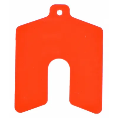 PRECISION BRAND Slotted Shim,Untabbed,0.03" Thk,PK20: Untabbed, AA Trade Size, 1 in Shim Lg - Untabbed Slotted Shims