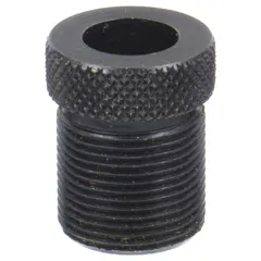 Steel nosepiece designed for use with POP AVDEL installation tools to set rivet nuts with 1/4"-20 external thread. Used in industrial fastening applications where threaded inserts are installed into pre-drilled holes.