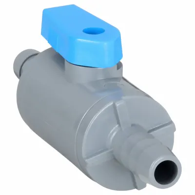 OEM PVC Ball Valve, 3/8 in, Straight, Barb x Barb, Full Port - PVC Ball Valves