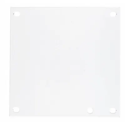 WIEGMANN Interior Panel: Back Panel Panel, 5 in Overall Ht, 5 in Overall Wd, Steel - Interior Mounting Panels