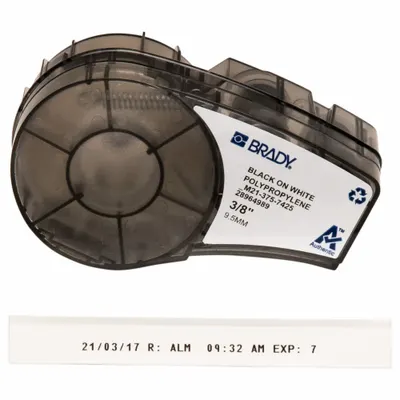 BRADY M21-375-7425 Thermal Transfer Continuous Label Roll Cartridge - Brady Thermal Transfer Continuous Label Roll Cartridges