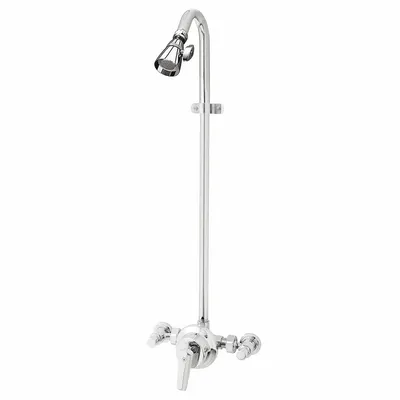 SPEAKMAN Shower Faucet: Sentinel Mark II, 2.5 gpm Fixed Showerhead Flow Rate, Plastic - Shower Faucets with Fixed Showerheads