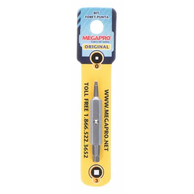 MEGAPRO Double Ended Driver Bit: Imperial, Hand - Double-Ended Driver Bits