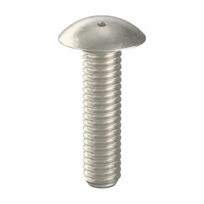 TAMPER-PRUF-SCREW Tamper Resistant Screw: 5/16"-18 Thread Size, 1 1/4 in Lg, Stainless Steel - Truss Head Tamper-Resistant Machine Screws