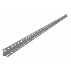 Vertical support post for Tennsco industrial shelving systems. Measures 84 inches in height with a Z-line Gray finish. Used in warehouses and storage facilities to construct high-capacity shelving units for organizing heavy parts, boxes, and equipment.