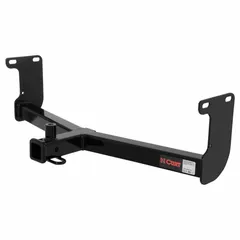 This CURT Class III trailer hitch is designed for the Dodge Dakota, offering a 5,000 lb gross trailer weight capacity and 5,000 lb gross vehicle weight capacity. Constructed from powder-coated carbon steel, it requires no drilling for installation. Suitable for towing trailers, boats, and campers.