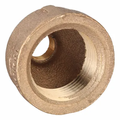 OEM APPROVED VENDOR Brass Straight Connector, 1 in x 1/4 in, Class 125, 200 psi - Threaded Low-Pressure Pipe Fittings for Potable Water