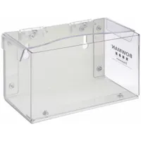 BOWMAN DISPENSERS Face Mask Dispenser: ABS Plastic/PETG Plastic, White, Wall (MPN FD-005)